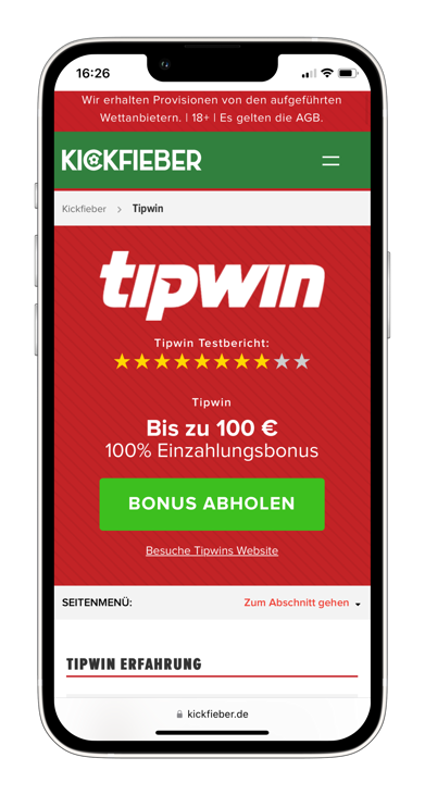 Neue tipwin sportwetten anmelden login